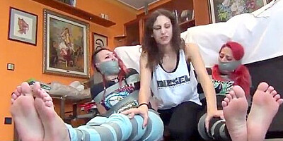 Duct Tape Lezdom Bondage