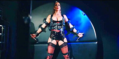 Busty Milf, Big Tits, Latex - Rebecca More