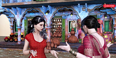 Bhabhi ki customer se thukai.