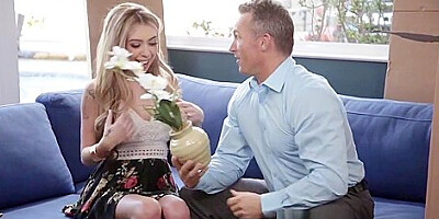 Mysterious masked guy banged hard a hot petite MILF