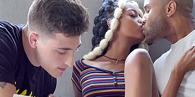 Chase Arcangel Fucks And Dominates His Roommates Marcus Vonryder And Destiny Mira! 20 Min