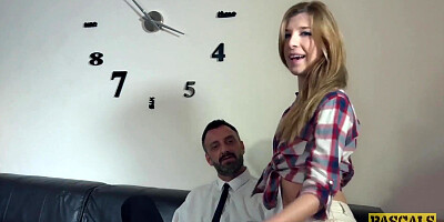 Submissive teen Melissa Meddison destroyed by rough sex