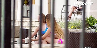 Mary Rock, Kaisa Nord And Mia Split - Free Premium Video Stepsisters Invite Kaisa &amp, Leyla For Steamy Lesbian Sex Full Scene