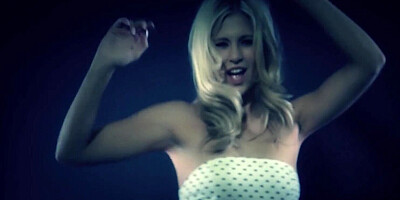 Scarlet Red Rubs Her Shaved Pussy And Plays With Her Clit To Cum