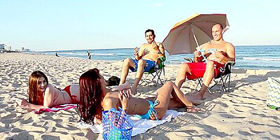 Gina Valentina And Kobi Brian in Beach Bait And Switch