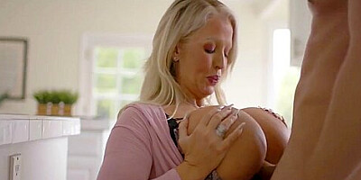 Titty Fucks His Alura Jensons Huge Titties - Step mother In Law And Codey Steele