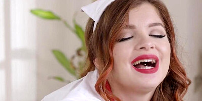 Renata Fox deepthroats and plows a humungous black fuck-stick