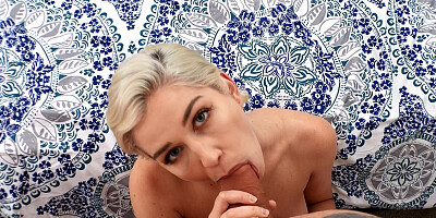 Horny housewife Sky Blue wants to make a home video