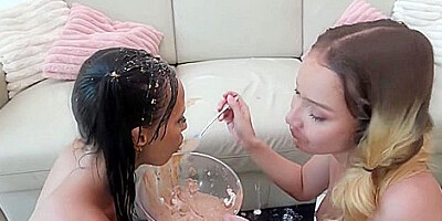 P-love 3 Starring Slutty Latinas - Elisa Santos And Larissa Leite