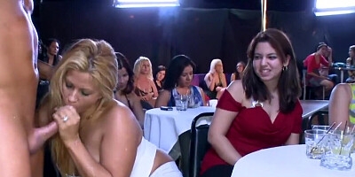 Male strippers are getting their big dicks sucked