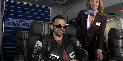 Tight holes of air hostesses filled with passengers' monsters