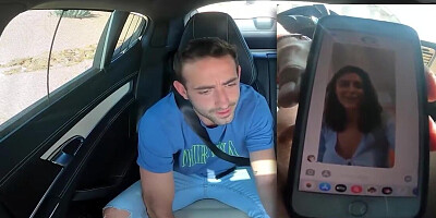 Agent fucks pussy in car before the casting