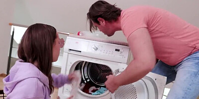 He loves staring at her ass and her tiny pink panties