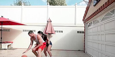 Jade Kush And Charles Dera - Big Boob Asian Scores A Big Cock For Her Pussy After Basketball