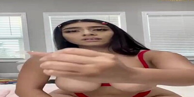 Violet Myers is frolicking with her giant breasts and making folks jack off while seeing her