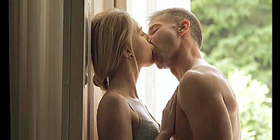 Alecia Fox - Natural Tits Fucked Gently On Balcony On Sofa