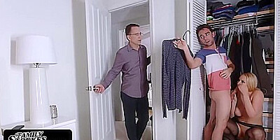 Vanessa Cage In Unhappy Wife Satisfies Herself On Her Birthday By Having Stepsons Cock In Her Hungry Pussy With