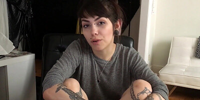 Canadian Fingers Her Hairy, Wet Pussy