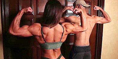 Sexy female bodybuilder