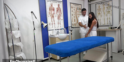 Erotic passionate oiled massage for busty brunette latina ends with amazing fuck with lot of kissing and orgasms