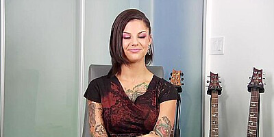 Passionate, tattooed girl, Bonnie Rotten got her daily dose of anal sex, in many positions
