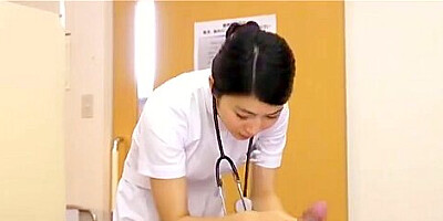 ナース看護婦 手コキクリニック 母性愛慈愛に満ちたチンポ大好き変態女の大好物の精液精子スペルマザーメン汁採取 semen sperma hand job