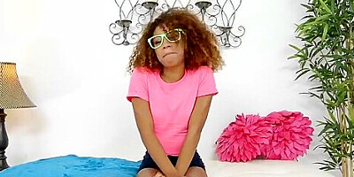 Honey scrawny black teenage tart Kendall Woods in beautiful amateur video