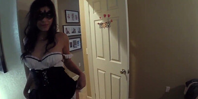 Audrey Royal surprise pummel for step daddys bone