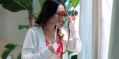 Asian cutie Lulu Chu gets fucked in both holes