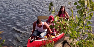 Sunny & Kendra camping plow