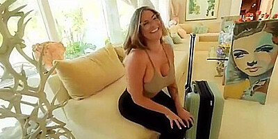 Big Titty Beautiful Curvy Big Butt Milf Abby Rose Lactating Nipples & Warm Tropical Squirt