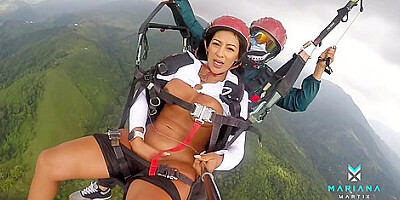 Mariana Martix - Mariana Martix Squirts While Paraglidi