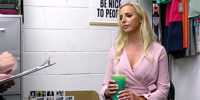 Big tit milf spreads wide for officers dick