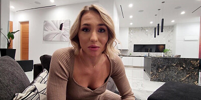 MILF mom asks stepson to explore her ass