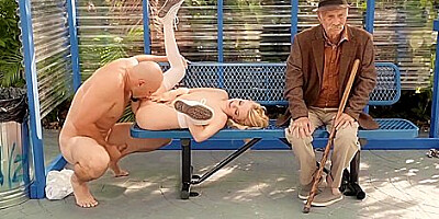 Kinky Hussy Incredible Sex In Public Place - Riley Star