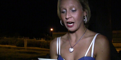 Lola Nona gets a thick creampie after riding & doggystyle fucking in public