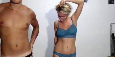 German Amateur Webcam Show With Facial