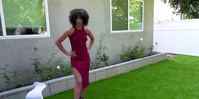 Misty Stone wants to help the injured guy