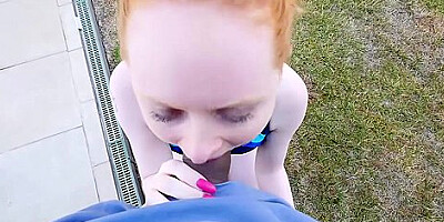 Horny Ginger Fucked By Swimming Coach