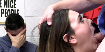 Thief Kinsley Kane gets fucked by officer in front of her bf