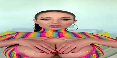 Angela white rainbow lube jerk off instructions