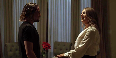 Horny mother-in-law takes the stud's dick deep