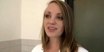 Damsel highly very first time swallow in porn casting