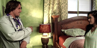 Hot brunette has unprotected sex that leads to insemination