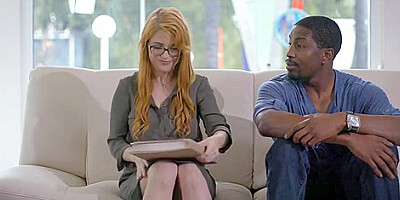Penny Pax - Hot Redhead French Tutor Gets Fucked By Her Black Student 18+