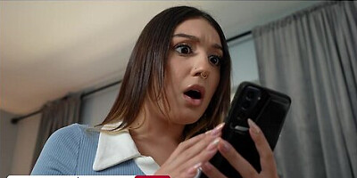 Sexy Co-Ed Violet Gems learns how big her friend',s dad dick is