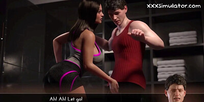MILF & Young Boy Indecent Gym Desires