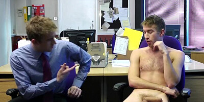 Danny D slams busty redhead secretary with the biggest dick she's had