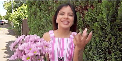 Latina Fucked In The Garden With Martin Gun And Michy Perez