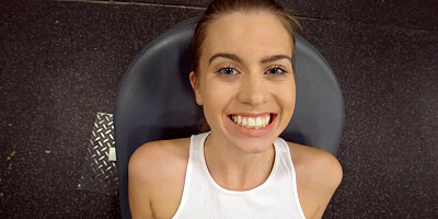 Wonderful nymph displaying her bum